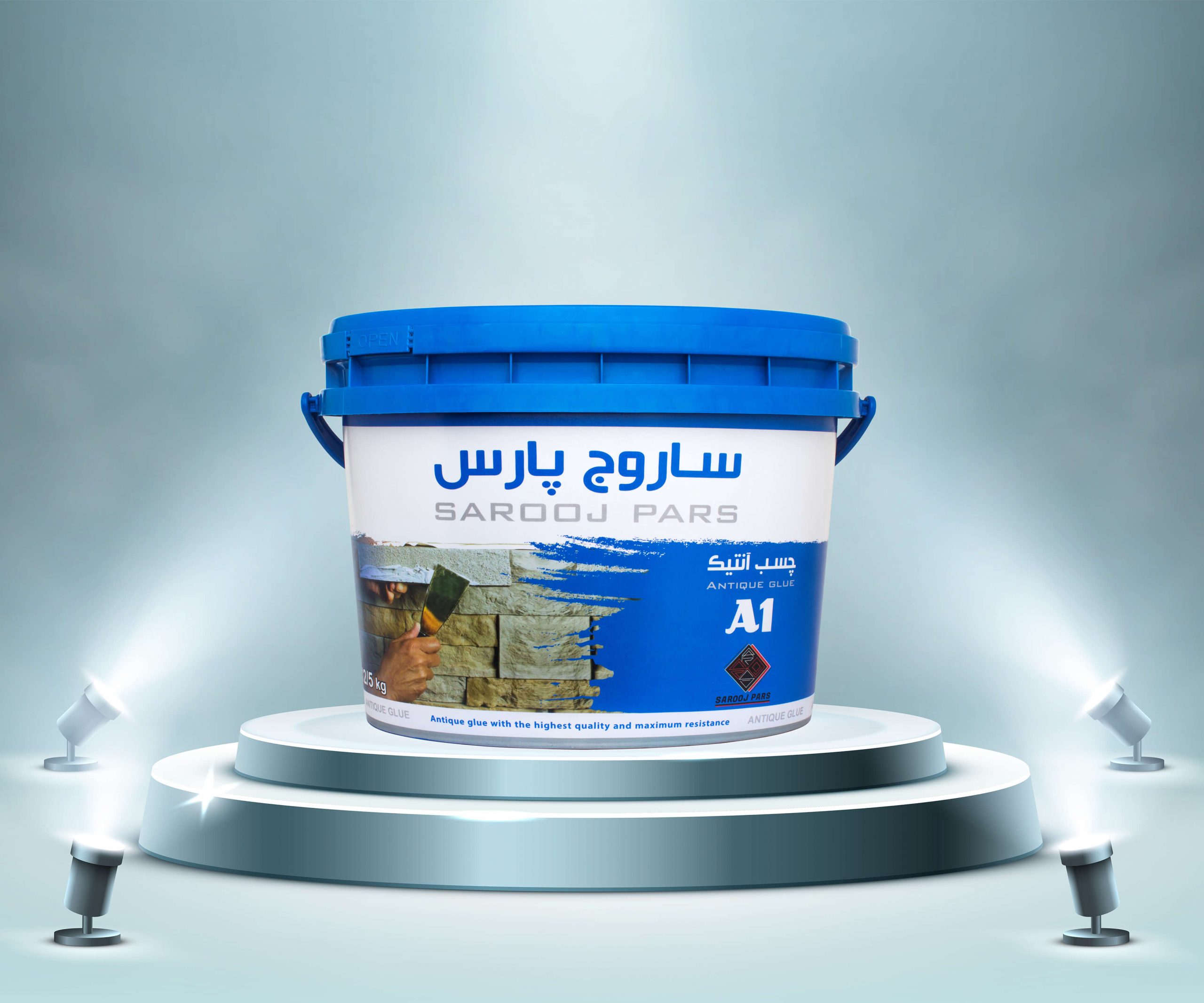 چسب سنگ آنتیک ساروج پارس - a1 ساروج پارس